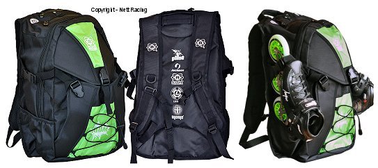 Luigino Atom Green Backpack