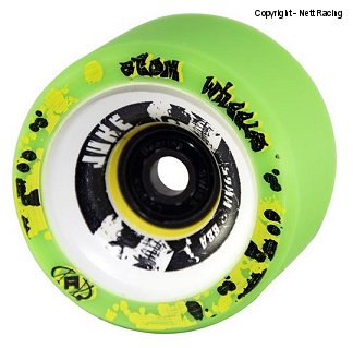 Atom Juke Green Yellow Quad Wheel