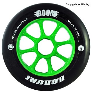 Atom Boom Black Indoor Wheels