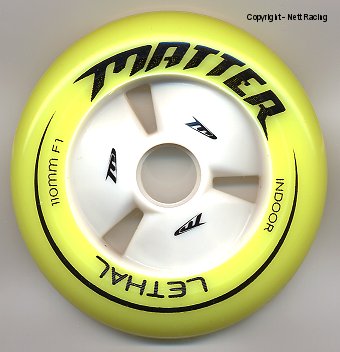 Lethal F1 Yellow Indoor Wheels