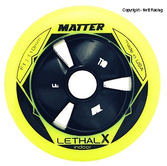 Lethal X F1 Yellow Indoor Wheels