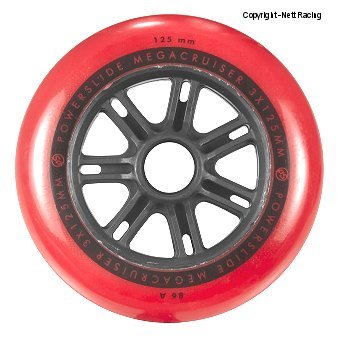 Megacruiser Red 125mm Outdoor Wheels