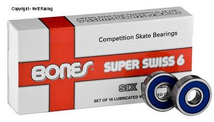 Bones Super Swiss 6 Ball Bearings