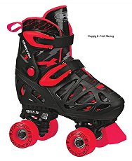 Pacer XT-70 Adjustable Black Red Skate