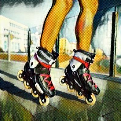 Roller Blading 1